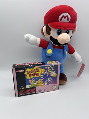  SUPER NINTENDO SNES PUZZLE BOBBLE BUST A MOVE PAL OVP CIB 