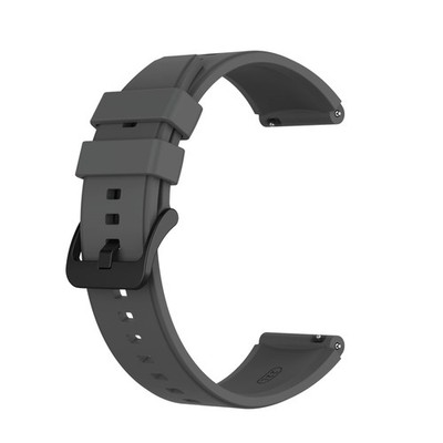 INF Silicone Watch Band for Huawei GT3/GT3 Pro/GT2 22mm, Dark gray 