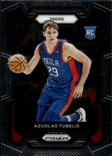 2023-24 Panini Prizm Azuolas Tubelis #283 Philadelphia 76ers 17K