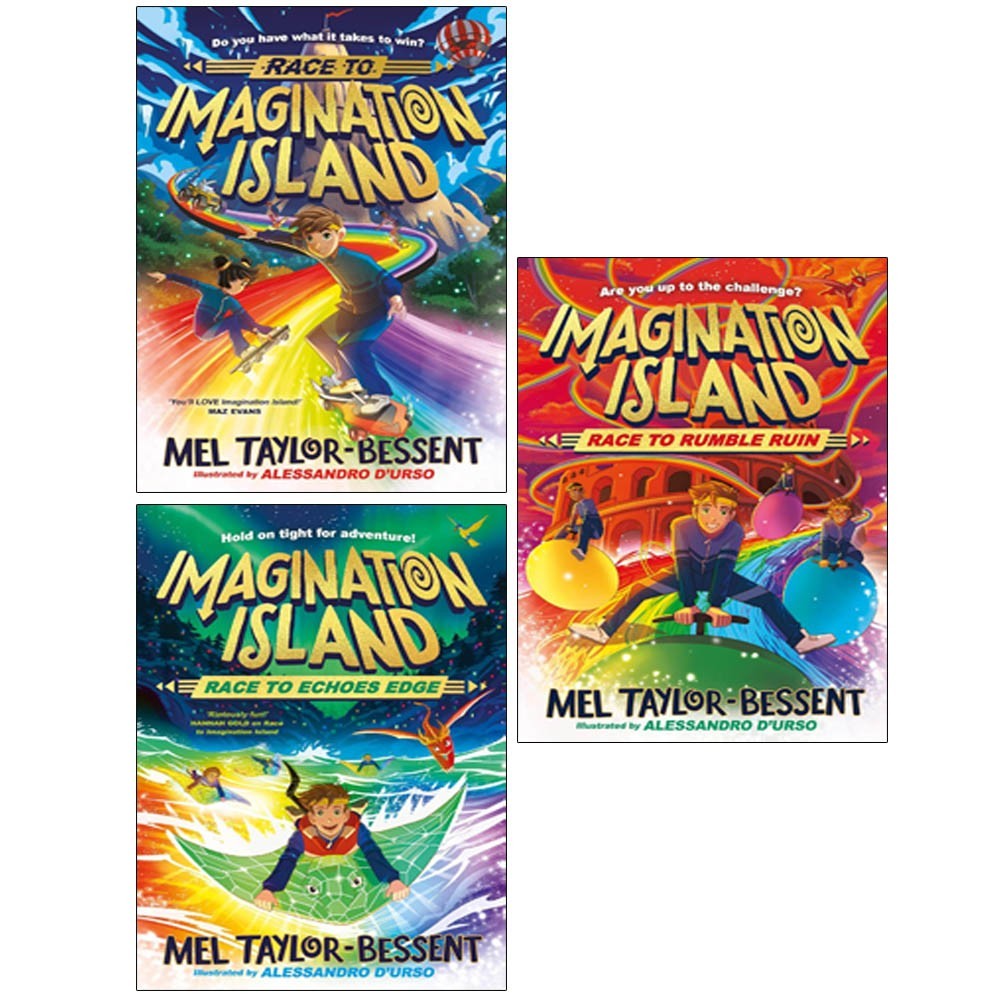 Imagination Island Series 3 Books Collection Set by Mel Taylor-Bessent Island