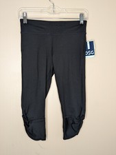 DSG Girl's Knot Hem Performance Capri Pants - Black - Large
