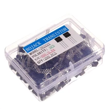 BOJACK 2N2222 NPN 60V 0.8A 0.5W 250MHZ Power General Purpose Transistors (Pack o