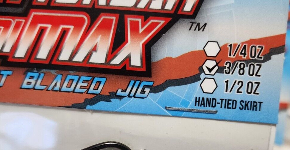 Zman Z-man Pearl Ghost Chatterbait Mini Max 3/8 oz bladed jig jack hammer white