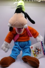 Vintage Disneyland Walt Disney World Goofy Plush Doll Stuffed Animal Toy 15" tag