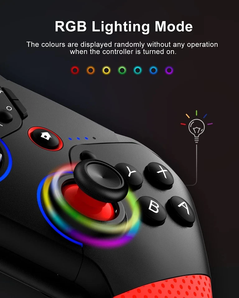 Switch Controller for Nintendo Switch w/ Wake Up, Bluetooth Gamepad Remote Grip - Image 2 of 4