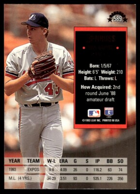 1994 Donruss #589 Chris Nabholz Montreal Expos | eBay