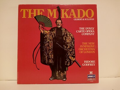Gilbert & Sullivan ''Mikado'' D'Oyly Carte Opera: Isidore Godfrey: Vinyl 2-LPs