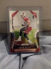 2019 Panini Prizm Zach Allen RC Arizona Cardinals Card #389