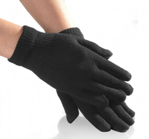 Damen Herren Handschuhe schwarz Gr. S/M  für Apple Iphone 12 Pro Max - Afbeelding 1 van 2