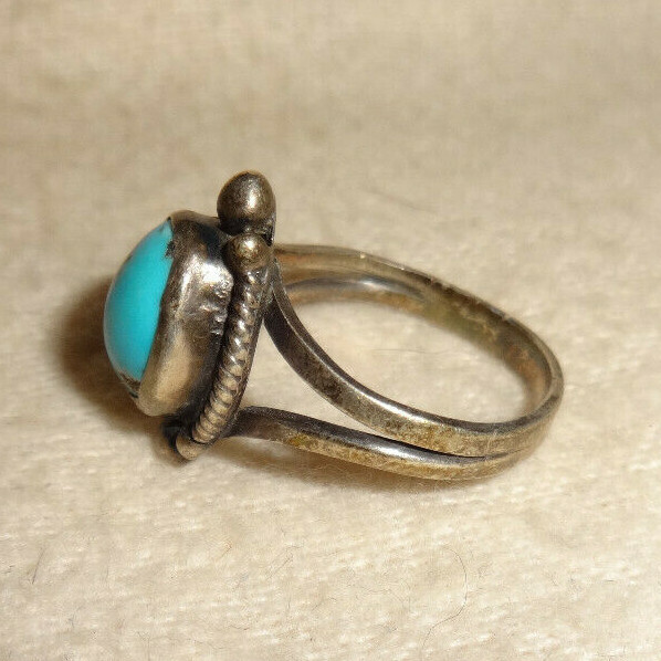 Vintage Navajo Signed P Y Cortez H Sterling Silver Green Vintage Navajo Signed P Y Cortez H Sterling Silver Green
