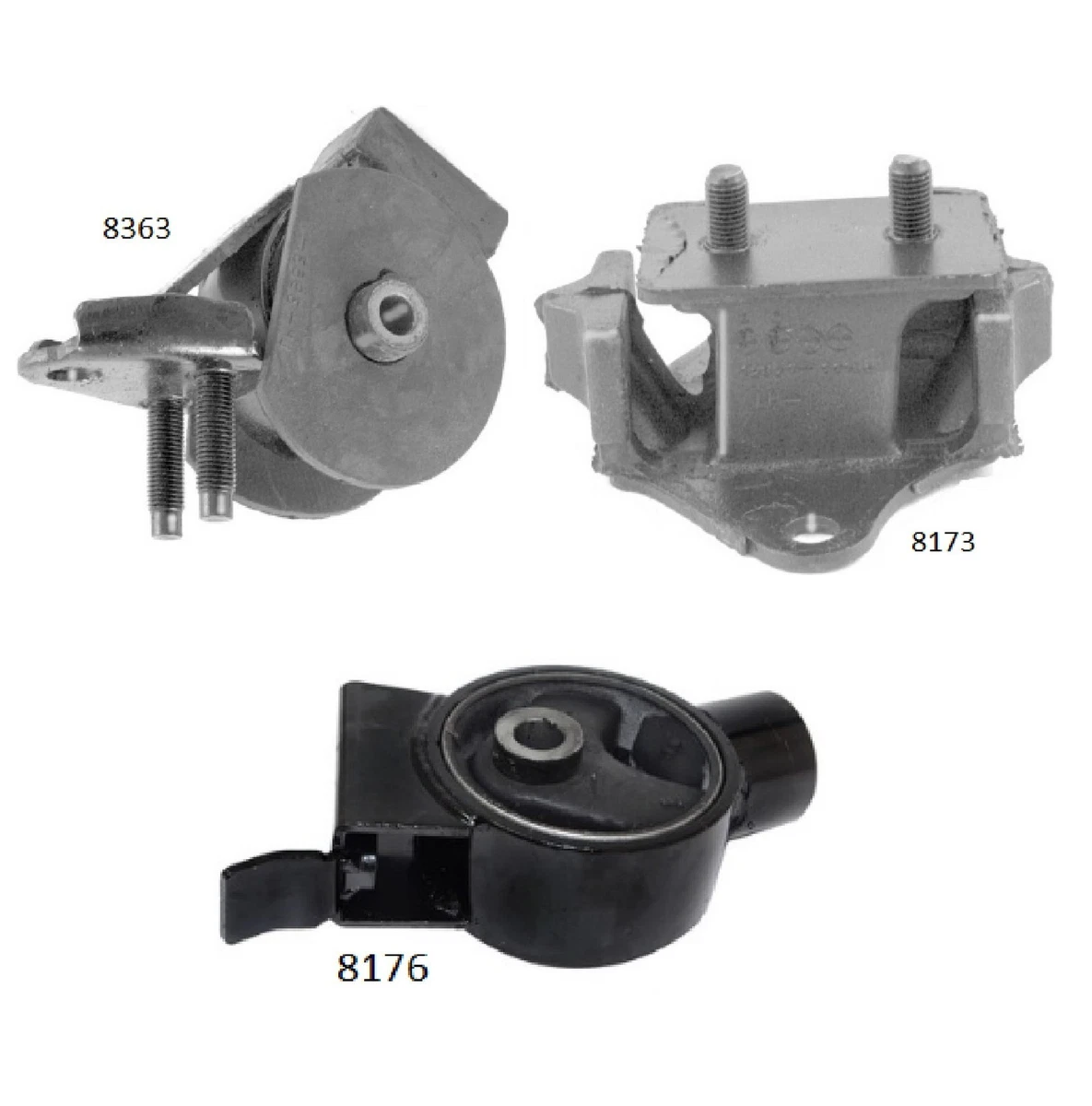 Auto, moto Motor & Trans Mount Set 3PCS for 1991-1994 Toyota Tercel 1.5L for Man