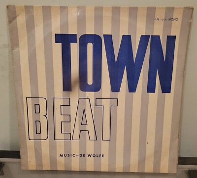 THE LONDON STUDIO GROUP - TOWN BEAT.  1966 UK JAZZ 10'' L.P.  MUSIC DE WOLFE.