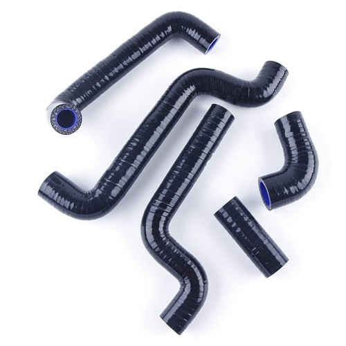 FOR 2005-2012 Aprilia RS125 RS 125 Silicone Coolant Radiator Hose Kit Black - Picture 3 of 7