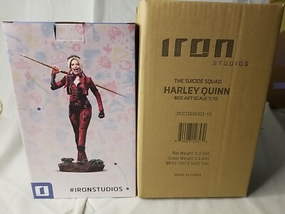Iron Studios The Suicide Squad BDS Art Scale Statue Harley Quinn 1:10 Scale 9''