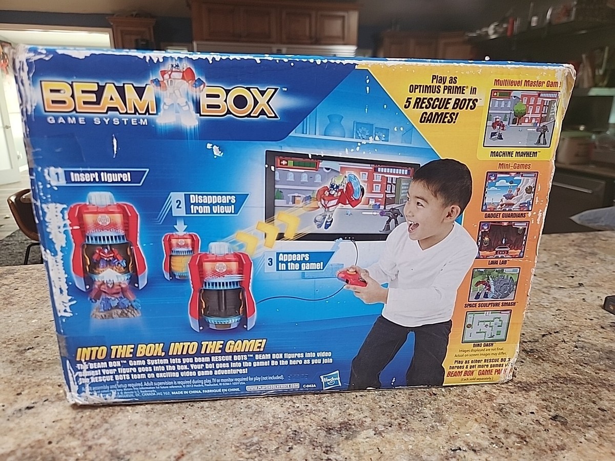 Transformers Rescue Bots Beam Box Plug & Play Game System New In