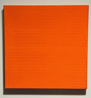 Swiss Contemporary Artist Karina Wisniewska Geometric And Sand Painting. Signed