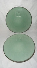 Pfaltzgraff Naturewood Serenity ~ 2 Green Salad Plates ~ made in USA