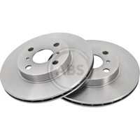 A.B.S. 2X Bremsscheibe Vorne 254 BelüFtet FüR Toyota Paseo Coupe EL54_
