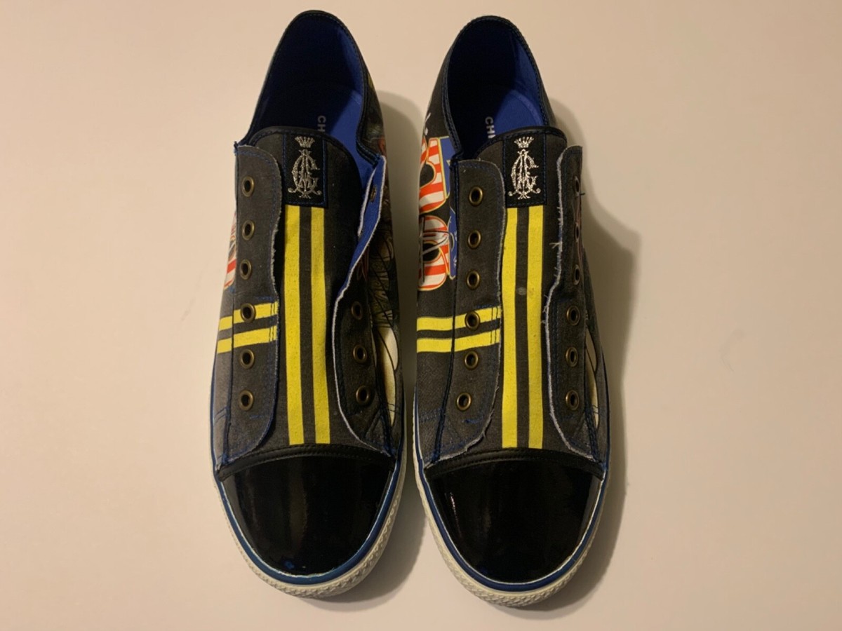 Christian Audigier tennis shoes sz 13 *Rare* New Christian Audigier “Crowns” Black And White Sneakers  main image 3
