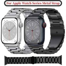 Metal Strap for Apple Watch Ultra 8 7 6 5 Se 49mm 41 45mm Stainless Band 38-45mm