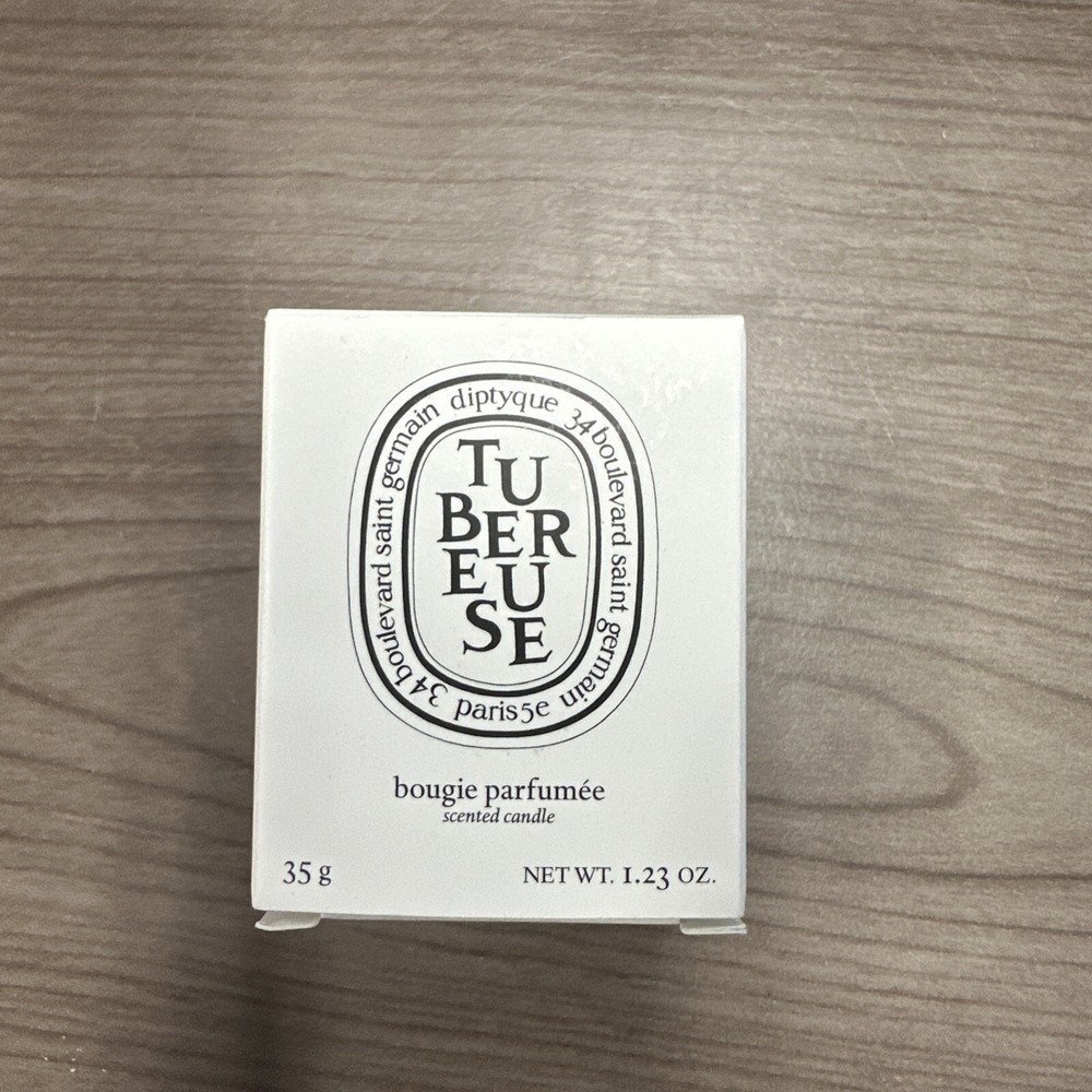 Diptyque Tubereuse Bougie Parfumee Scented Candle Mini Votive 35 g/1.23 oz - NEW