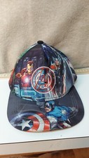 Captain America Hat Boys 8 Marvel Avengers Cap Blue Cartoon Large XL 3.24