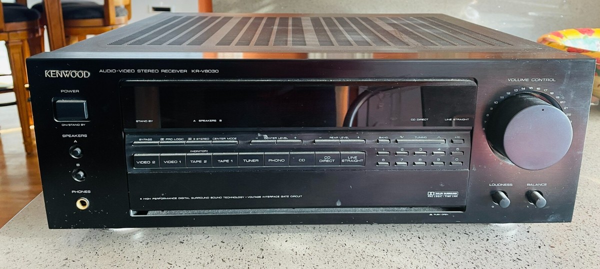 Kenwood KR-V8030 Video Stereo A/V Receiver AV HiFi Amplifier with
