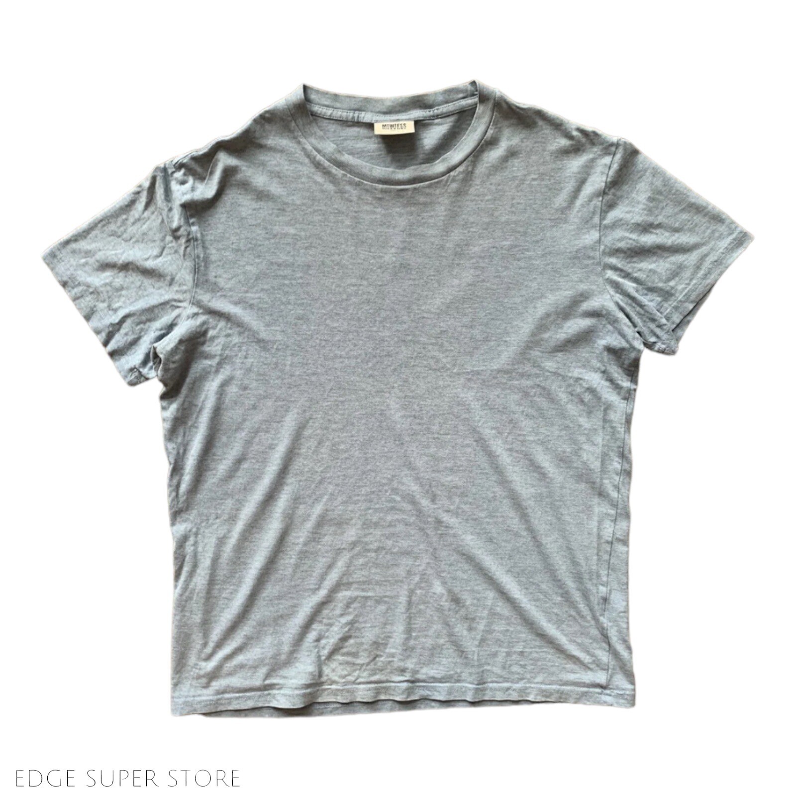 MTWTFSS Weekday Basic Light Gray Crew Neck Casual… - image 1