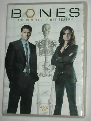 BONES season one 16hrs+ 4disc DVD David Boreanaz Seeley Booth Emily  Deschanel