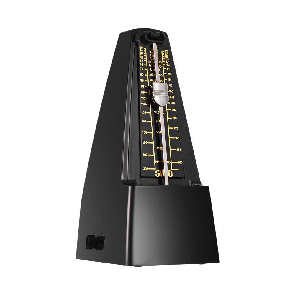 Standard Wind Up Mechanical Metronome for Piano Guitar Violin Uku