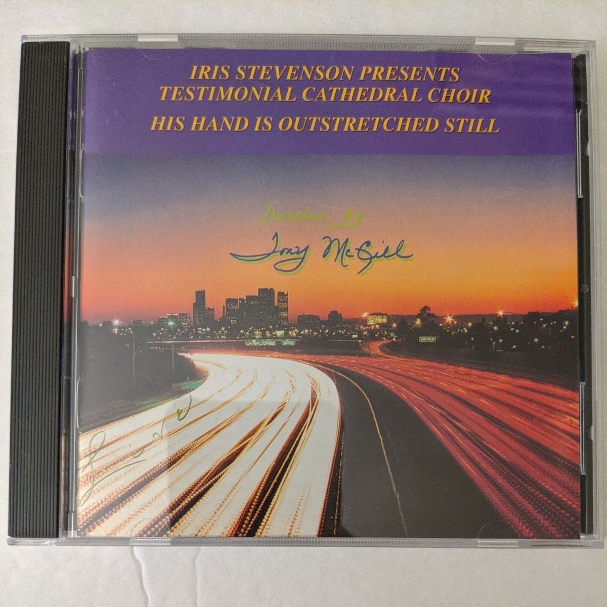IRIS STEVENSON - His Hand Is Outstretched Still CD Hole Through