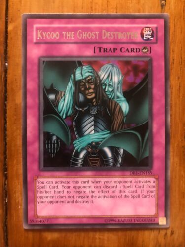 Magic Drain / Kycoo the Ghost Destroyer MISPRINT - YuGiOh TCG - DB1-EN185 - Picture 1 of 2