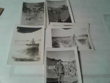 5 WWII WW2 era photos servicemen landscape overseas military original 1940's E
