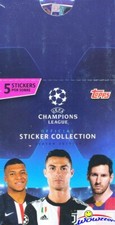2019/20 Topps Champions League HUGE 50 Pack Box-250 Stickers! HAALAND RC Year!