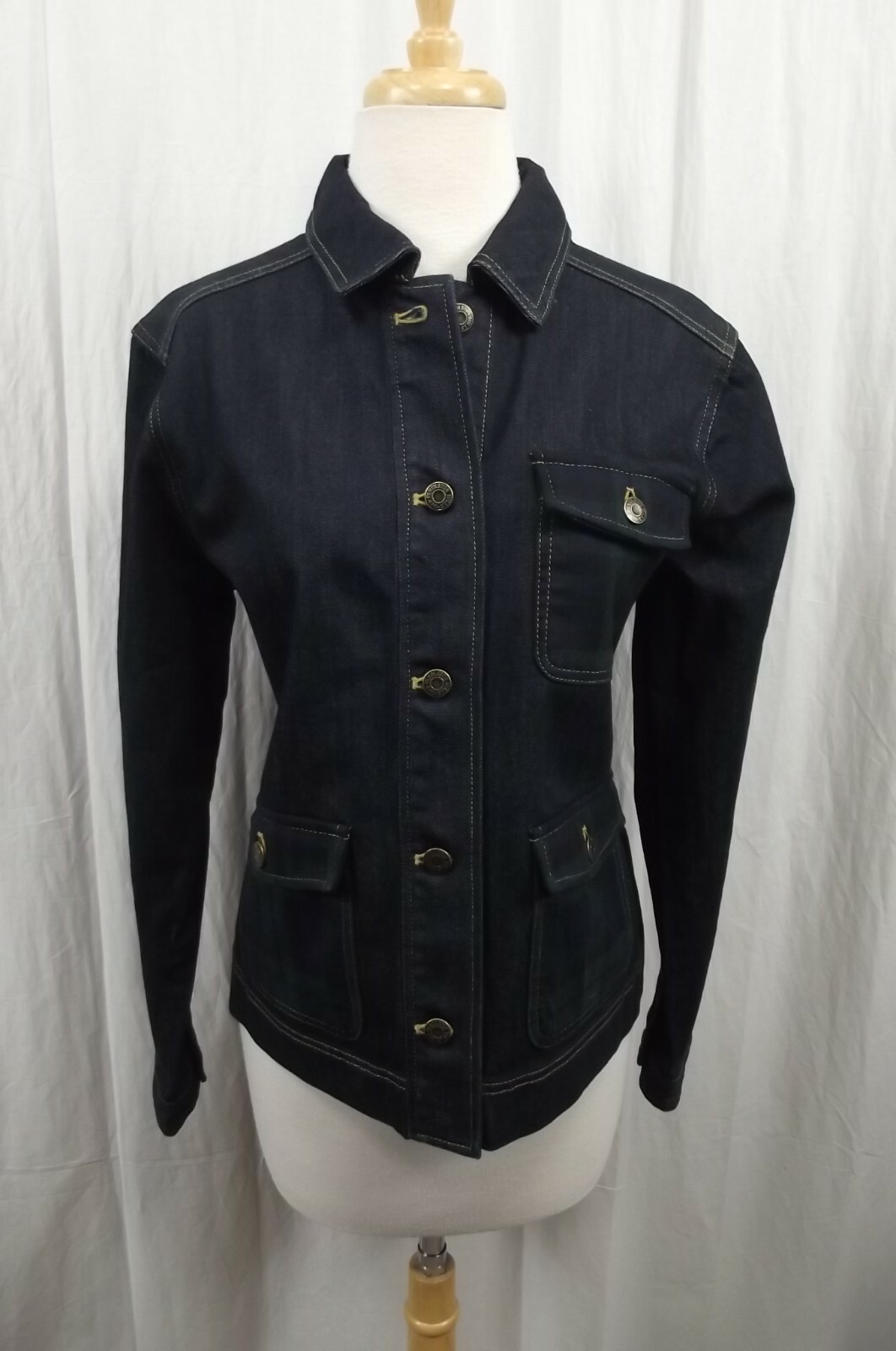 Pendleton Womens Jean Jacket Size Medium Dark Blu… - image 1