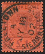Sierra Leone Scott 46 Gibbons 53 Superb Used Stamp