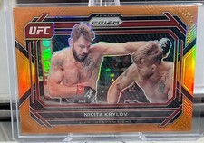 NIKITA KRYLOV 2023 Panini UFC Prizm ORANGE 12/99