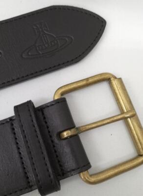 Vivienne Westwood Belt Chain Leather Brown Gold Silver Vivienne Westwood Belt Chain Leather Brown Gold Silver