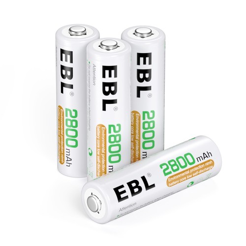 EBL 1.2V AA AAA Rechargeable Batteries 2800mAh 1100mAh NI-MH Battery Lot - Picture 10 of 21