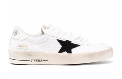 スニーカー Golden  Golden  Stardan Sneakers Stardan sneakers with silver metallic leather star and heel tab