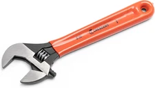 8" Adjustable Black Oxide Cushion Grip Wrench - Carded - AT28CVS