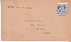 Guernsey: FDC: States Water Board to H. Johnson, Samares, Jersey, 12 April 1944