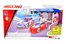 MECCANO JUNIOR ERECTOR SET, POLICE STATION CHASE!, AGES 5 AND UP, NEW
