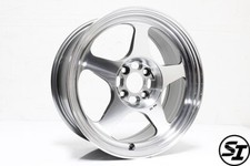 Rota Slipstream Wheels 16x7 40 4x100 67.1 Hb Polish Honda Civic Xa Xb Rims