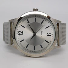 ACCUTIME WATCH CORP. WM144 Mesh Band Quartz Analog Men's Watch New Battery