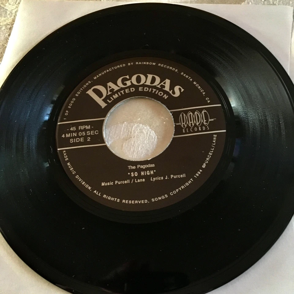 The Pagodas: Should Have Known (feat. Dick Dale) Limited Edition 7" Vinyl Single - Image 3 of 4