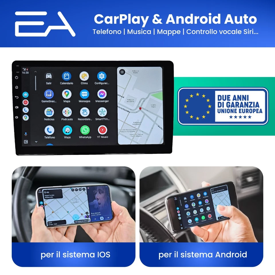 Autoradio Android per Ford Focus 2011/2019 C-Max 4GB 64GB Octacore - Telecamera - Immagine 4 di 4