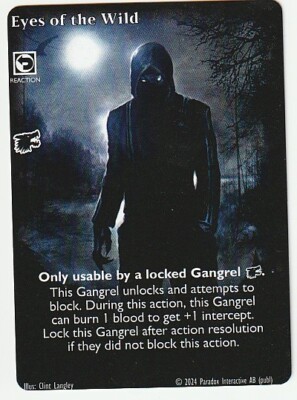 Eyes of the Wild x1 Full Art League Promo Black Chantry Jyhad VTES