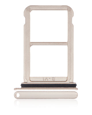 Replacement Dual Sim Card Tray Compatible For Huawei P20 (Pink Gold)