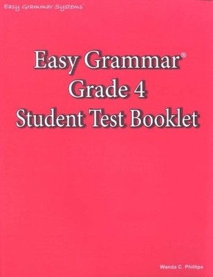 Easy Grammar Grade 4 Test Book